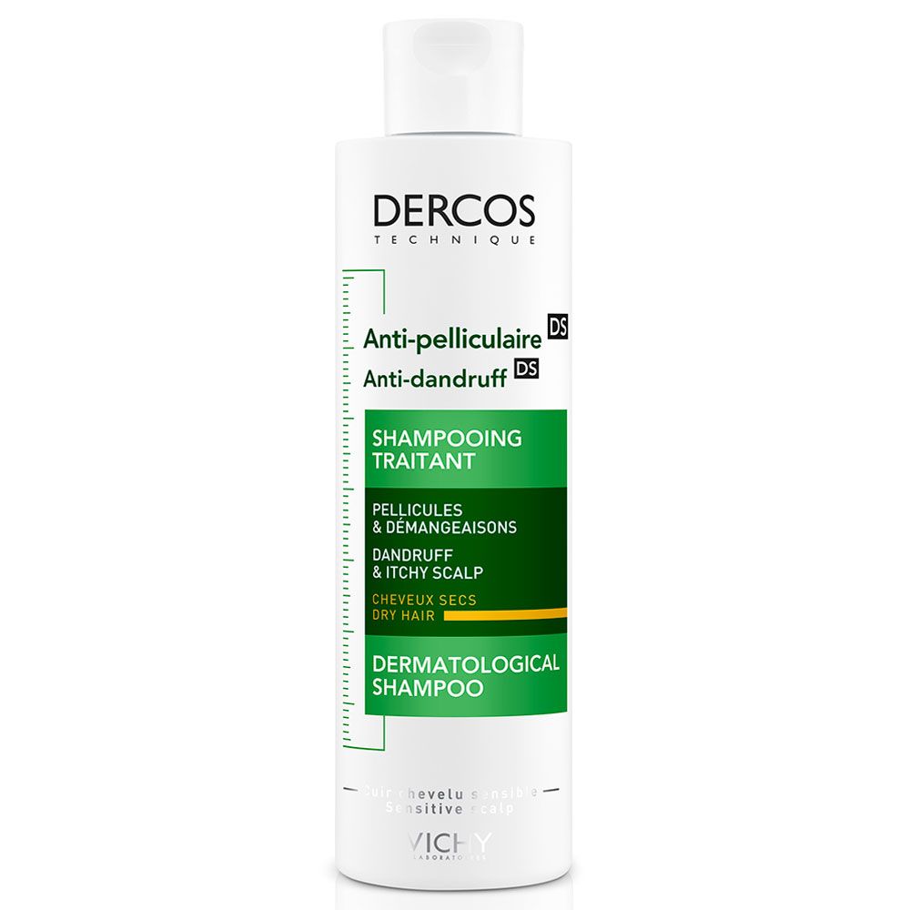 Vichy dercos shampoo anticaspa cabello seco