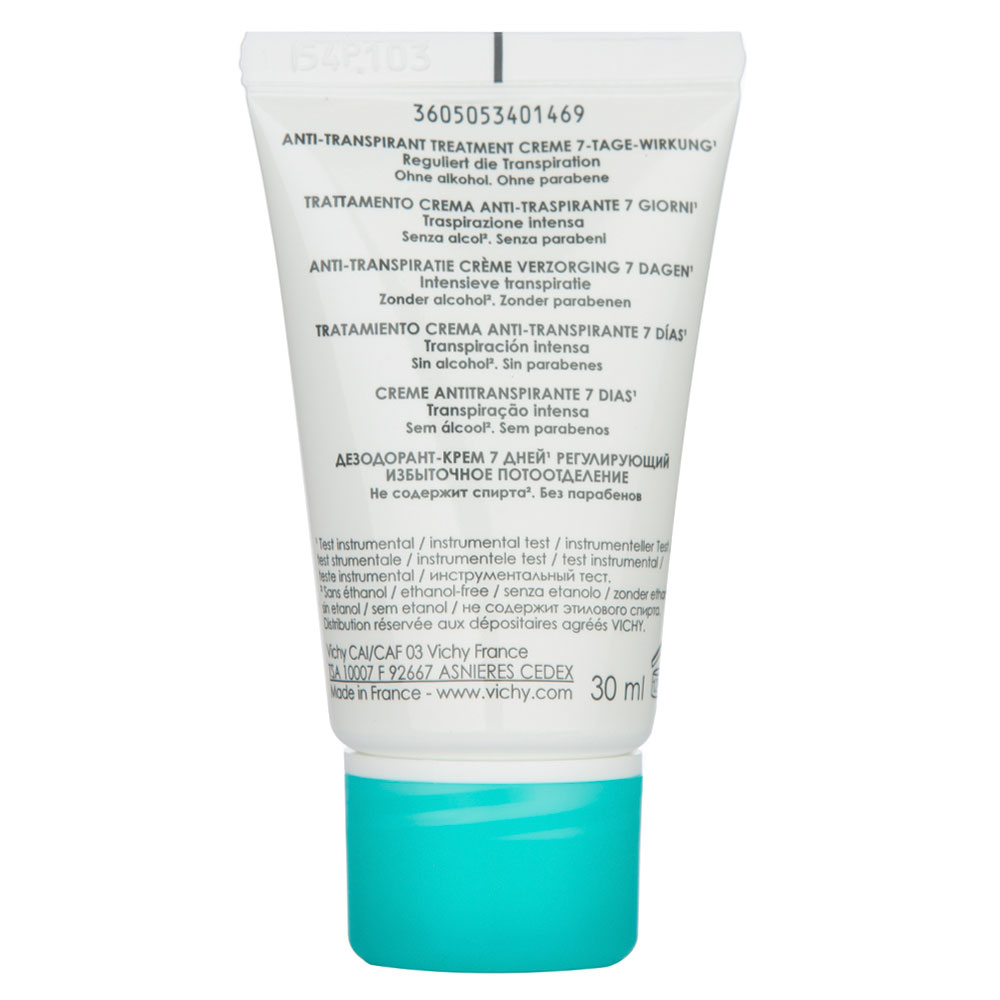 Vichy desodorante anti-transpirante 7 dí­as crema