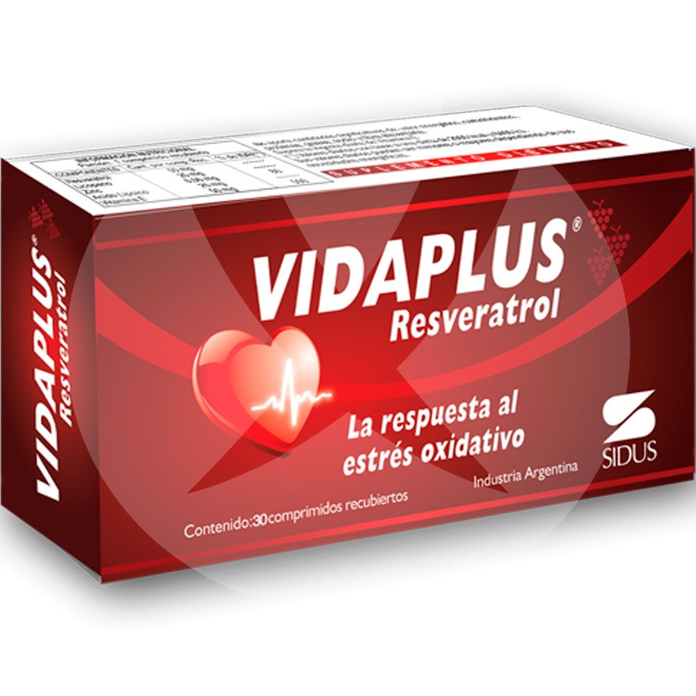Vidaplus resveratrol x 30 comprimidos