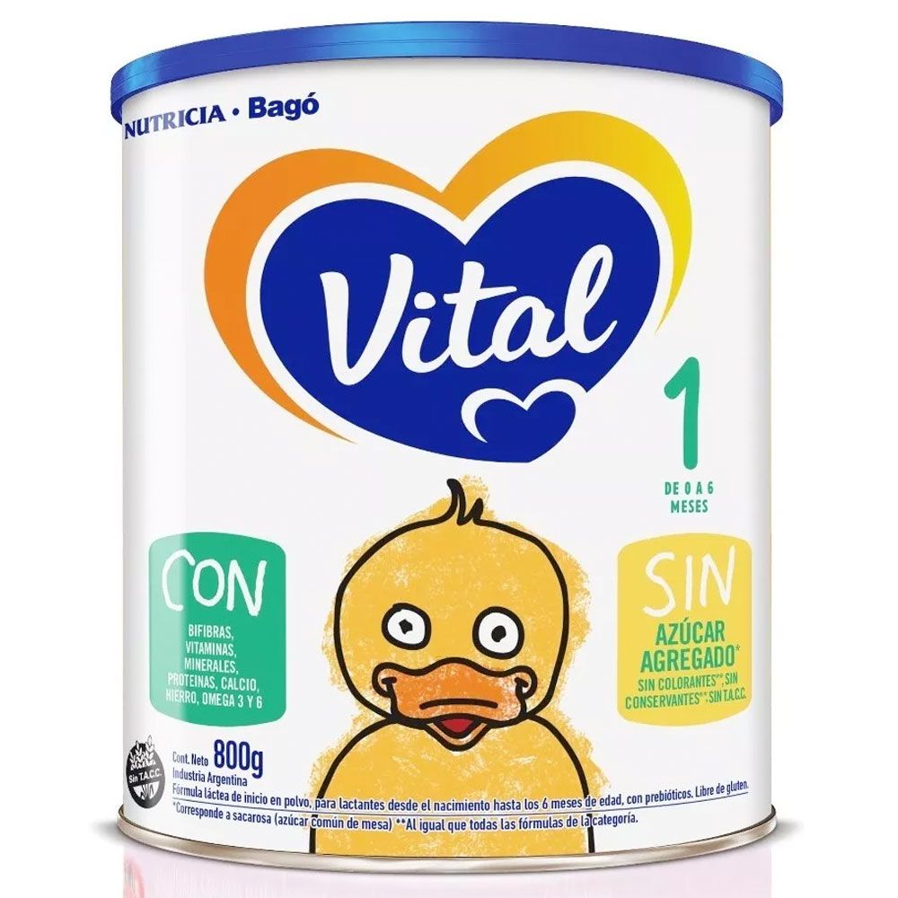 Vital 1 Leche Nueva Fórmula 0 A 6 Meses Polvo - Farmacia Leloir