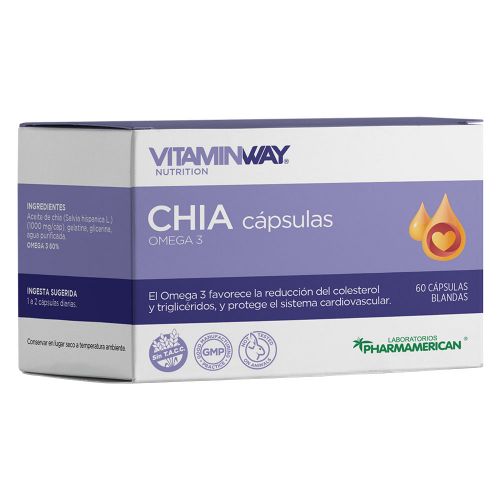 Vitamin Way Chía Omega 3 Cápsulas