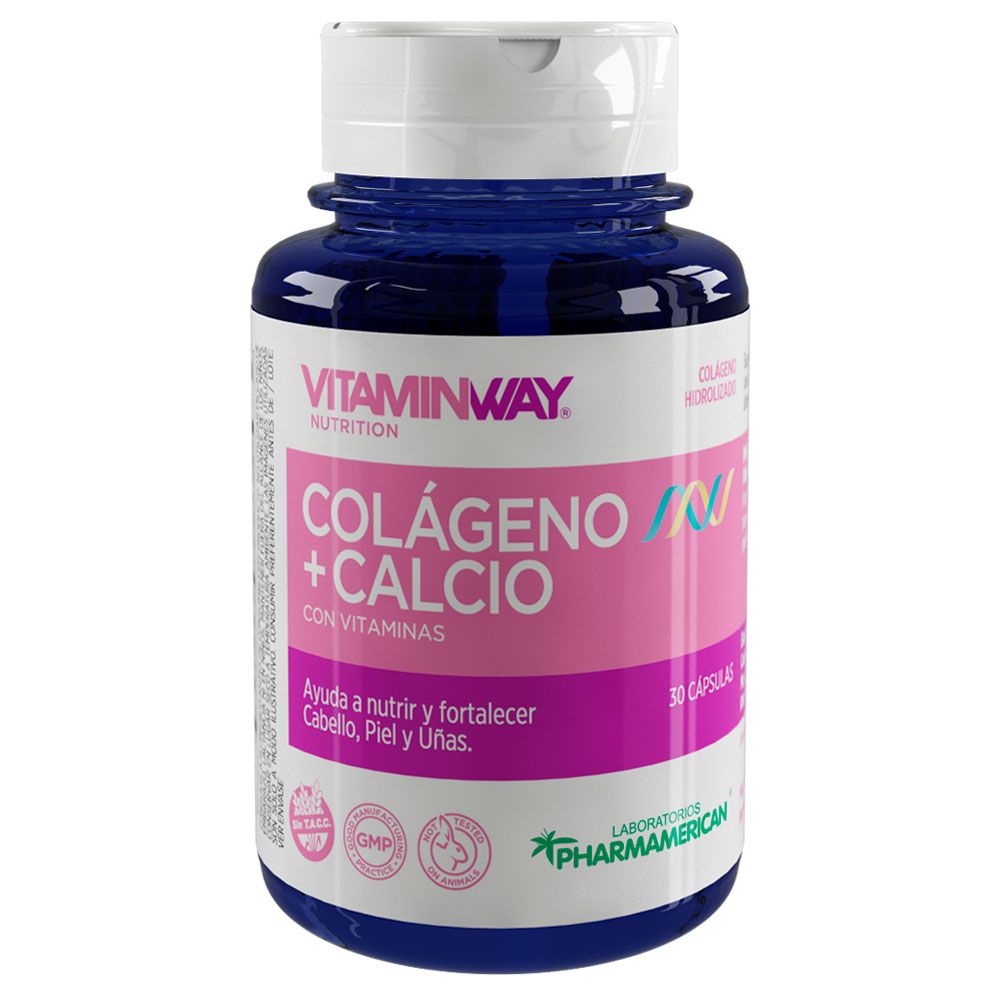 Vitamin Way Colágeno + Calcio Cápsulas