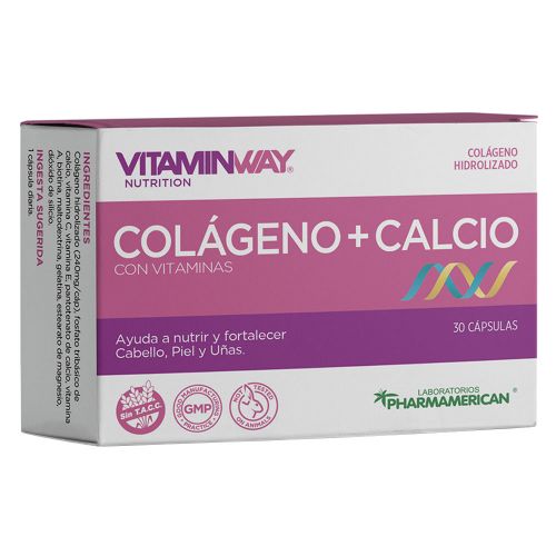 Vitamin Way Colágeno + Calcio Cápsulas