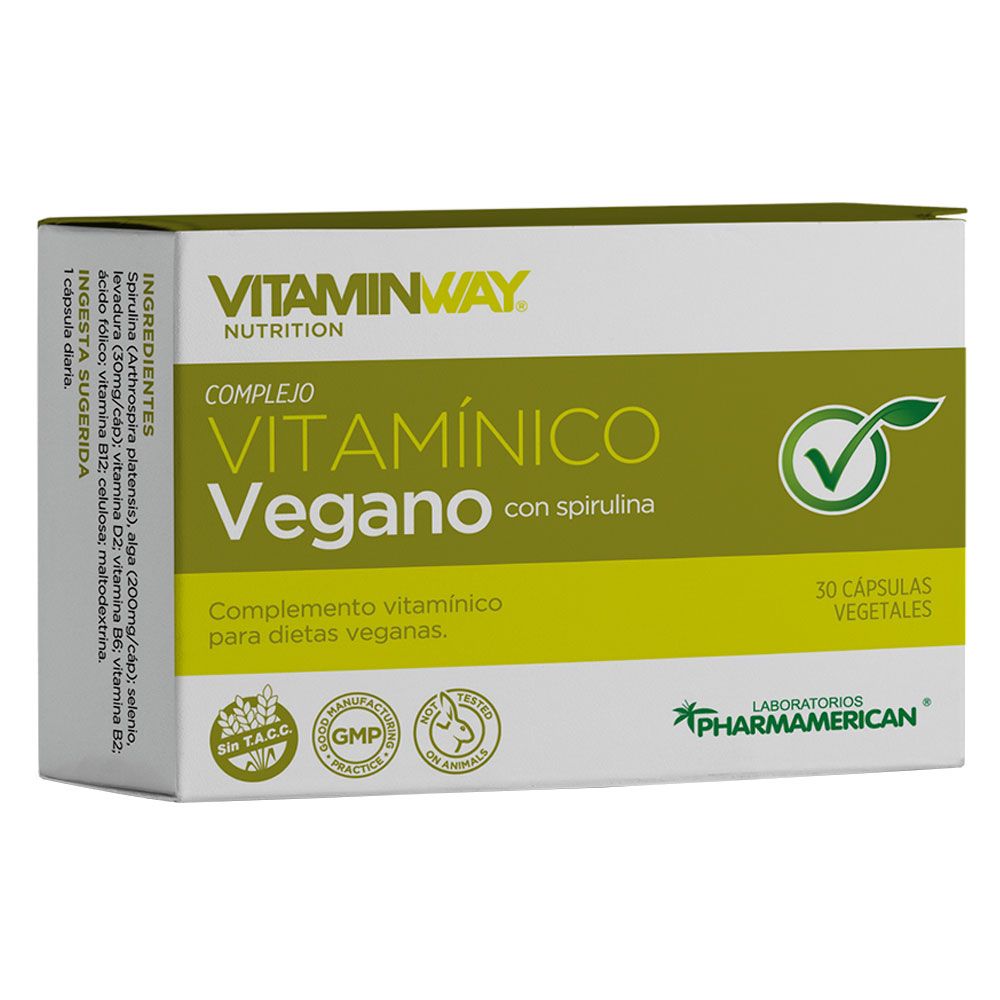 Vitamin way complejo vitamínico vegano cápsulas