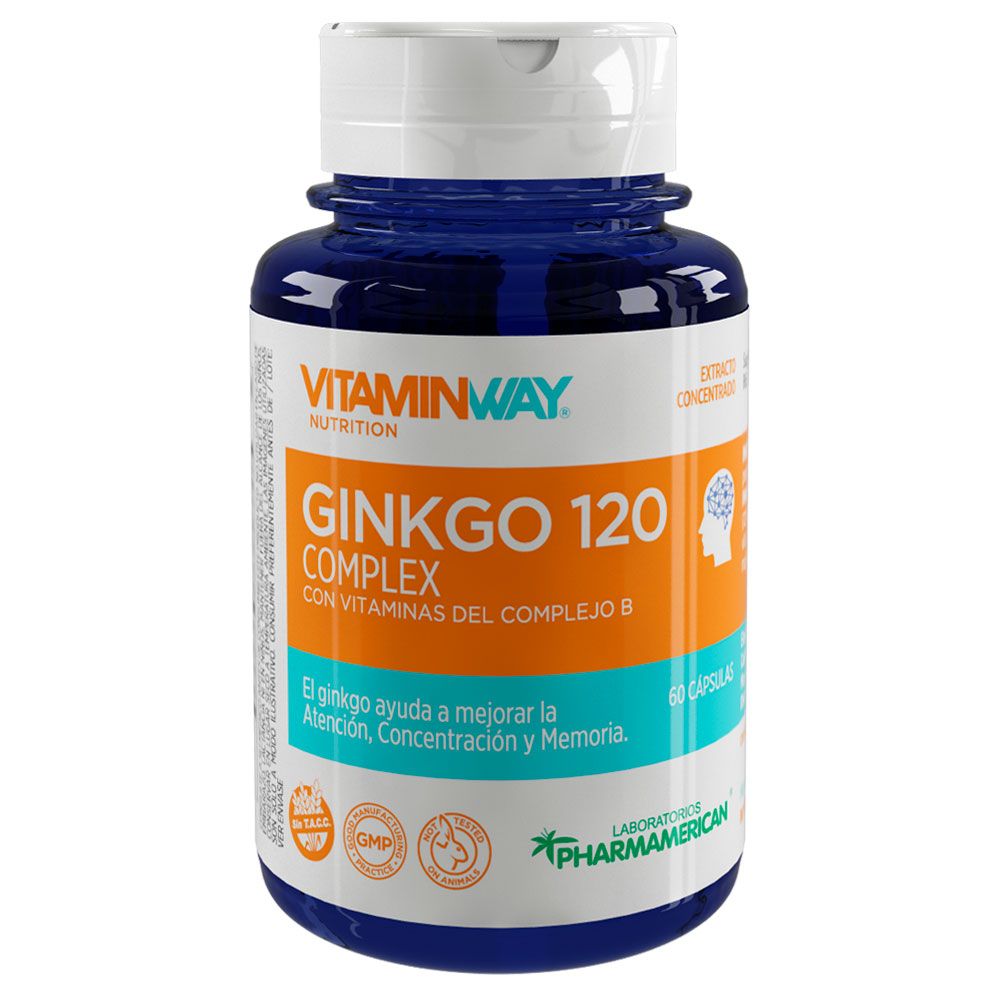 Vitamin Way Ginkgo 120 Complex Cápsulas