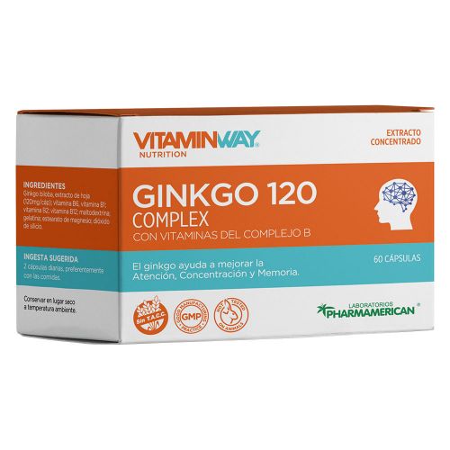 Vitamin Way Ginkgo 120 Complex Cápsulas