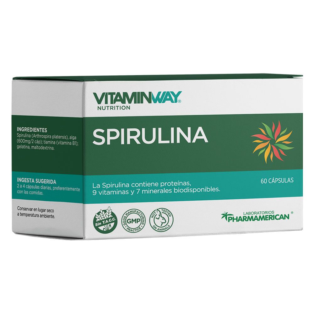 Vitamin way spirulina cápsulas