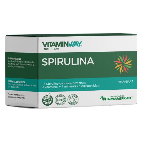 Vitamin Way Spirulina Cápsulas