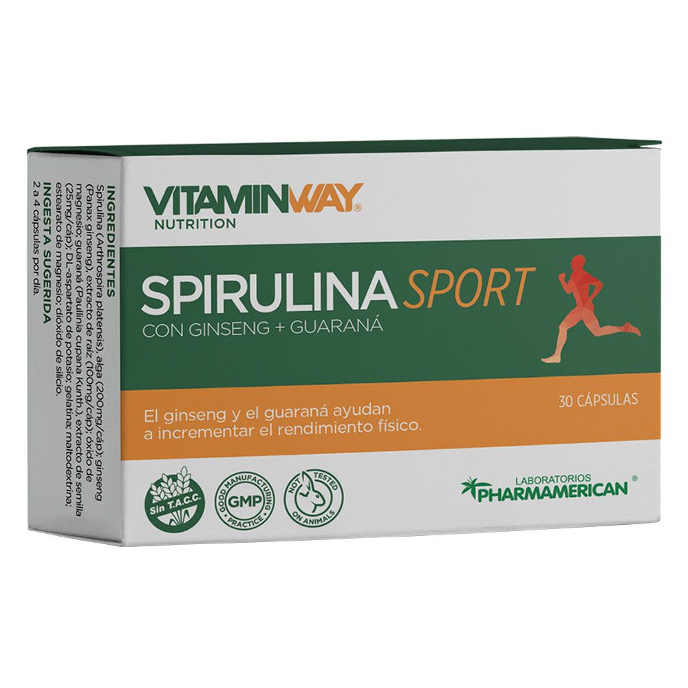 Vitamin Way Spirulina Sport Cápsulas