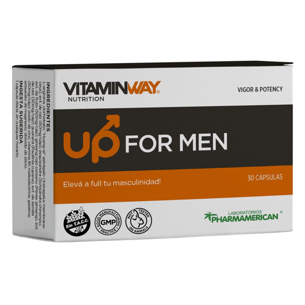 Vitamin way up for men cápsulas